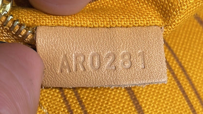 MM Louis Vuitton Neverfull NM Tote Damier with Braided Detail