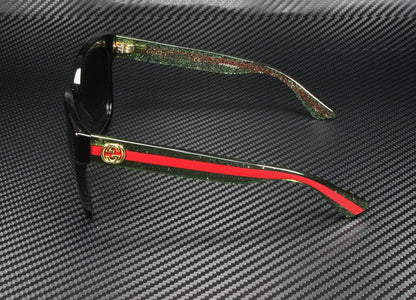 GUCCI GG0034SN 002 Black/Green Square 54 mm