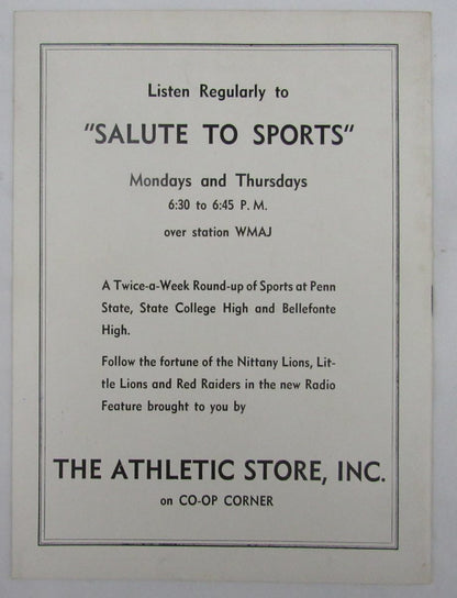 1945 Penn State Nittany Lions Vs. Syracuse College Football Program 137567