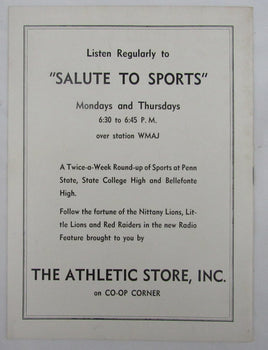1945 Penn State Nittany Lions Vs. Syracuse College Football Program 137567