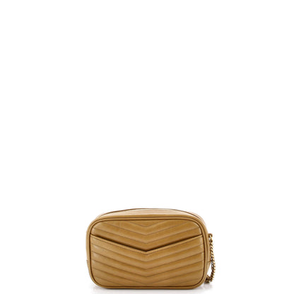 Saint Laurent Lou Camera Bag Matelasse Chevron Leather Mini