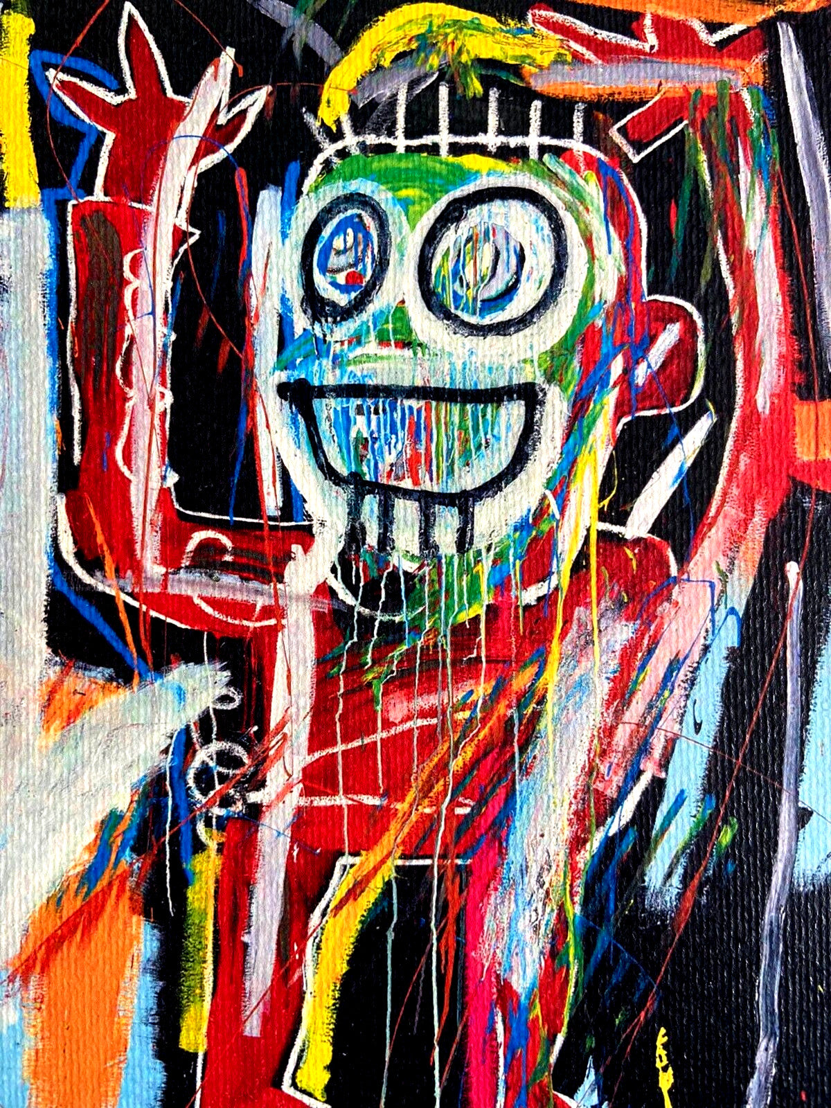 Jean-Michel Basquiat Lithograph Signed Coa, Numbered In Pencil