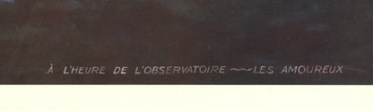 Man Ray Lips " Poster Surrealism Red, Gray
