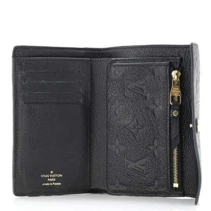Louis Vuitton Curieuse Wallet Monogram Empreinte Leather Compact