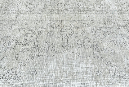 Vintage Stone-Washed Oriental Rug Distressed