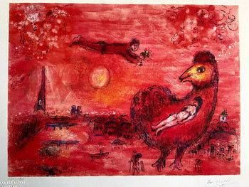 Marc Chagall Lithograph Coa Original Signed Numbered In Pencil Collection