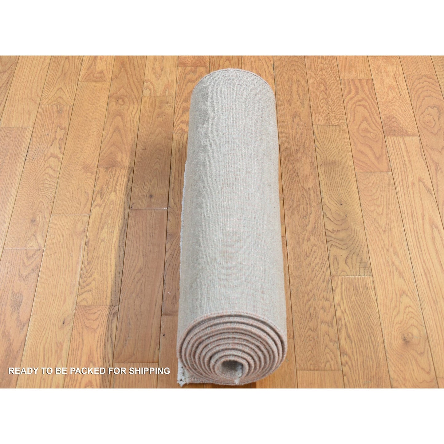 2'7"X11'3" Pink Grass Design Gabbeh Wool And Silk Hand Knotted Runner Rug