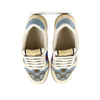 Gucci Screener Sneakers Gg Canvas With Crystals