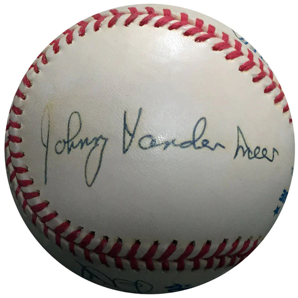 No Hitter Autographed Baseball With Nolan Ryan, Don Larsen & More (Psa)