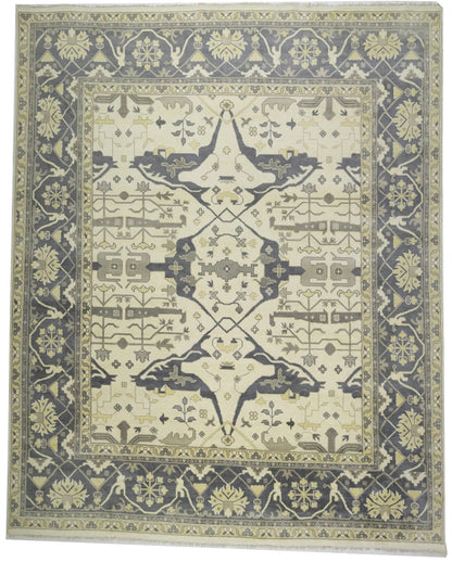 Handmade Oushak Oriental Rug 12X15 Ft Oversized