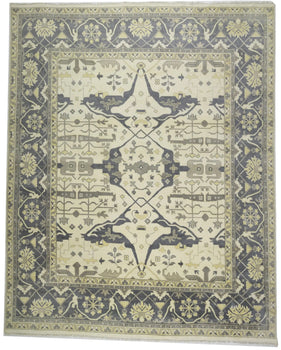 Handmade Oushak Oriental Rug 12X15 Ft Oversized