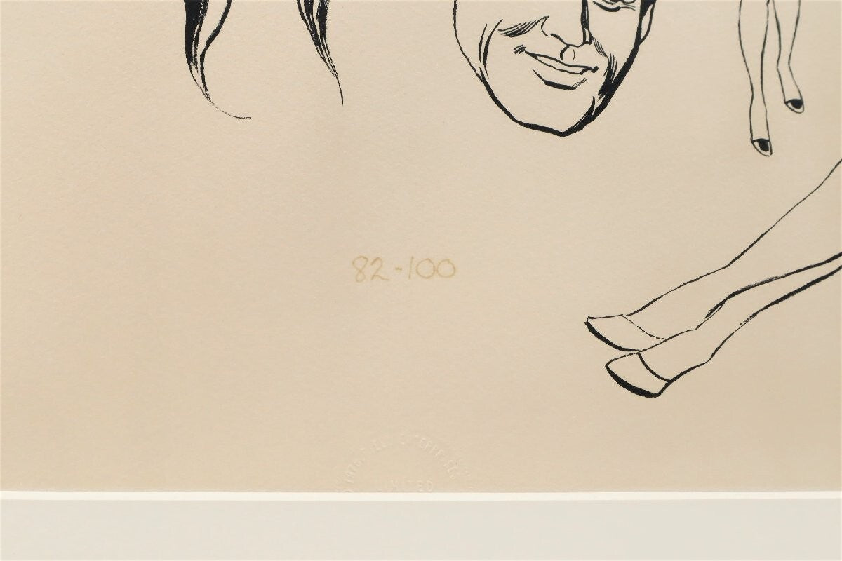 Allen Saunders "Mary Worth" Ed100 Comic Art Print Signed In Pencil Framed