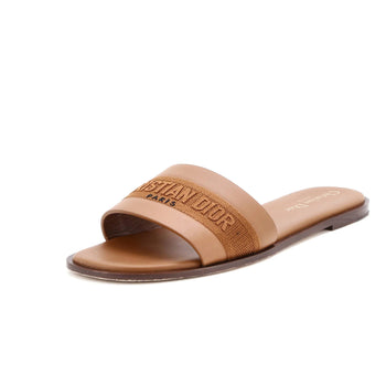 Christian Dior Women'S Dway Flat Sandals Leather