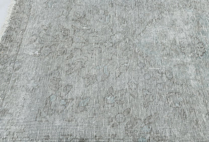 Stone-Washed Antique Oriental Rug Muted