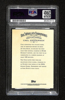 Cael Sanderson Signed 2007 Topps Allen & Ginter'S