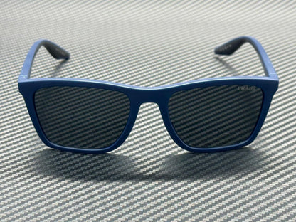 PRADA LINEA ROSSA PS B08S TFY06F Matte Blue Dark Grey Men's 56 mm Sunglasses