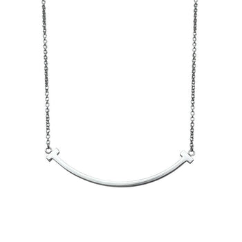 Tiffany & Co. T Smile Small Necklace K18Wg