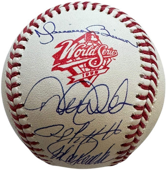 The Core Four Jeter Rivera Posada & Pettitte Signed Official Major League Baseba