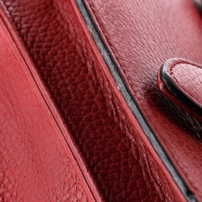 Gucci Interlocking Shoulder Bag Leather Small