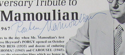 Rouben Mamoulian Director Autographed Magazine
