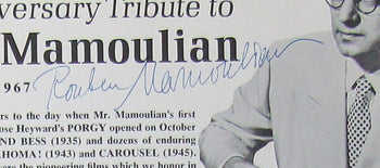 Rouben Mamoulian Director Autographed Magazine