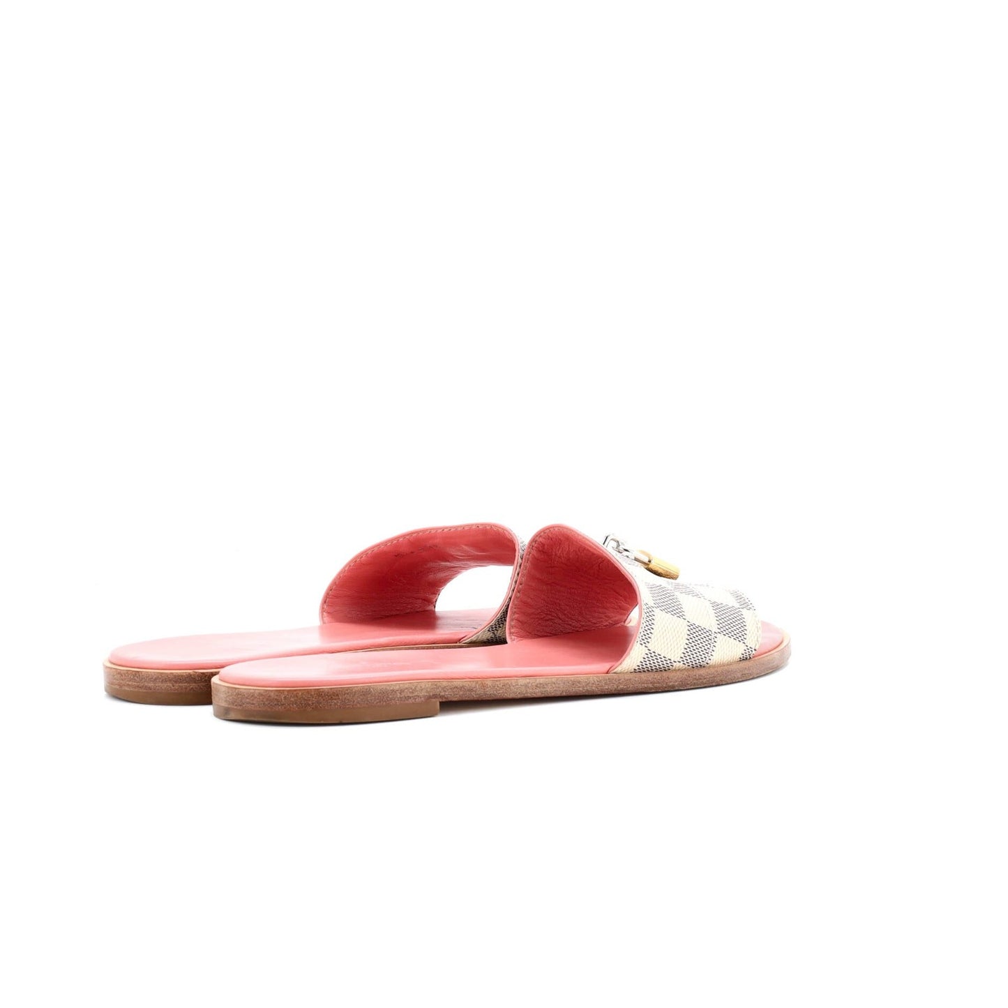 Louis Vuitton Women'S Lock It Flat Mule Sandals Damier