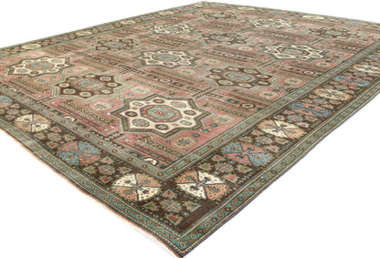 Antique Distressed Oriental Rug 10X13 Ft Rare