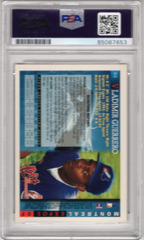 Vladimir Guerrero 1995 Topps #90 Psa Auto Grade