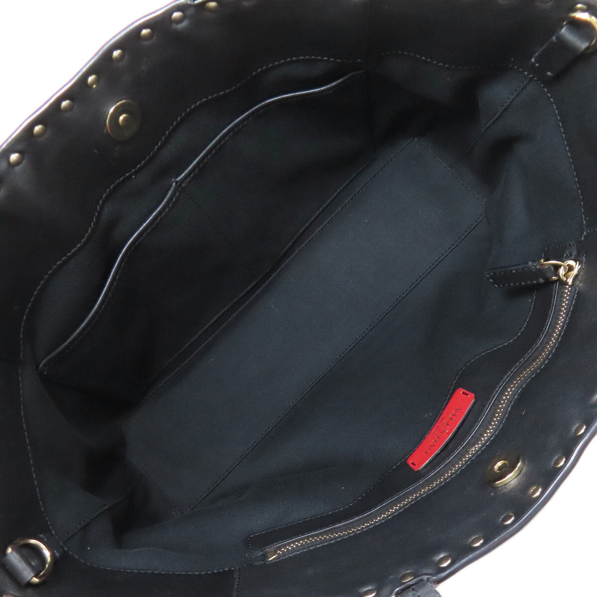 Valentino   Tote Bag Studs Leather