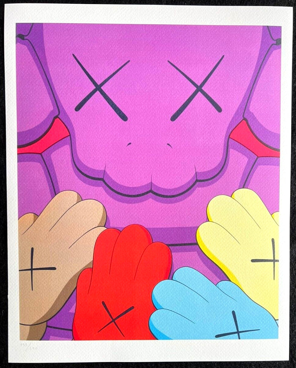 Kaws Lithograph Mori Art Museum Coa Limited Edition Rare 200 Ex