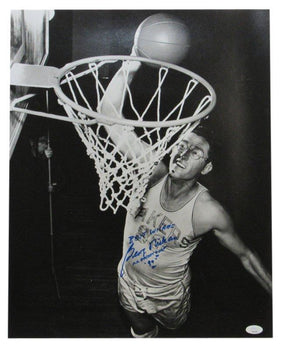 George Mikan Hof Autographed/Inscribed 16X20