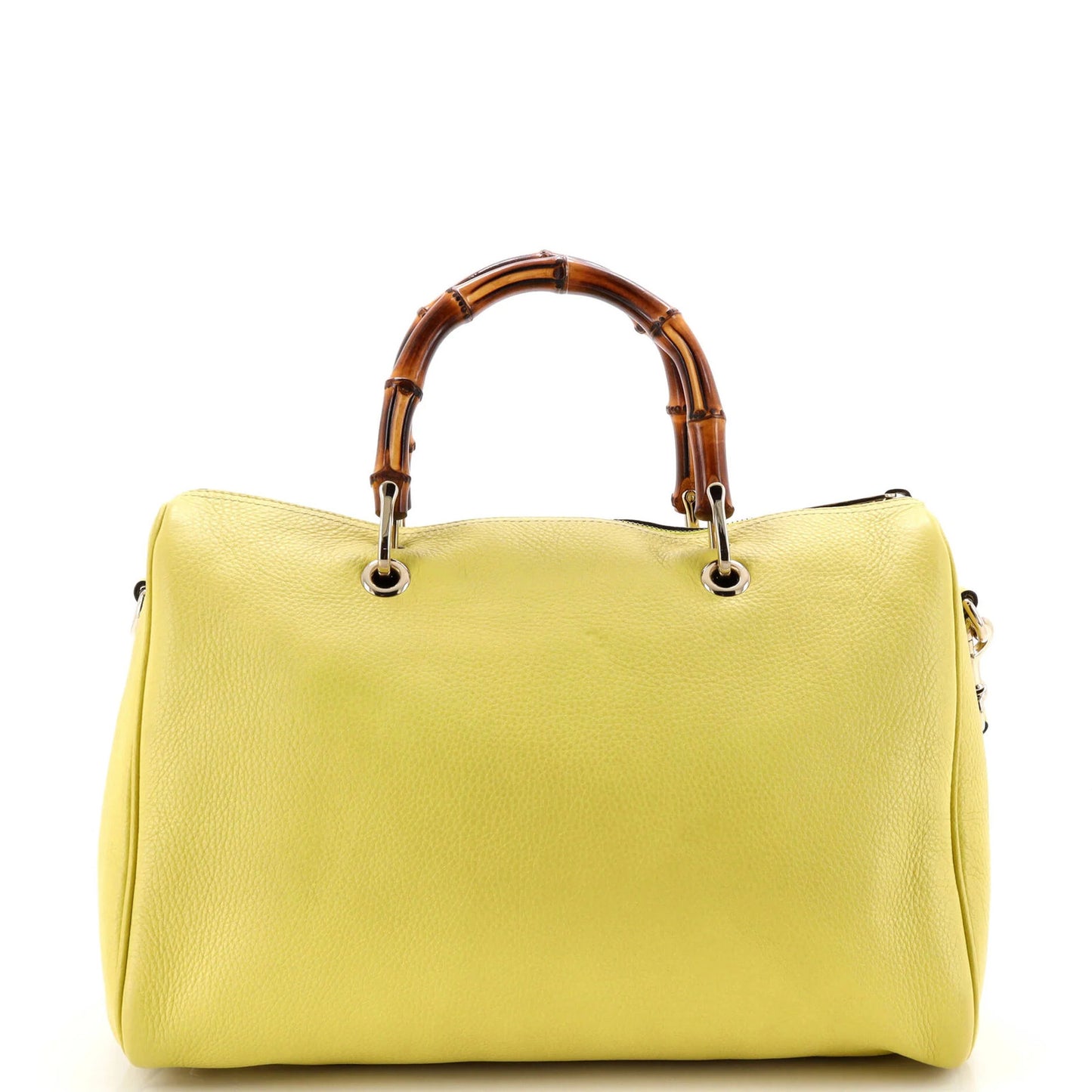 Gucci Bamboo Shopper Boston Bag Leather Medium