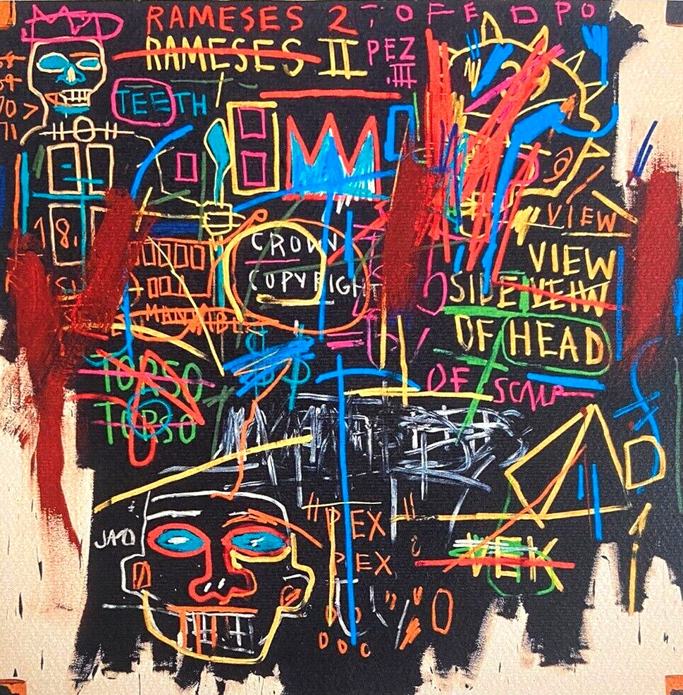 Jean-Michel Basquiat Lithograph Coa Signed Numbered