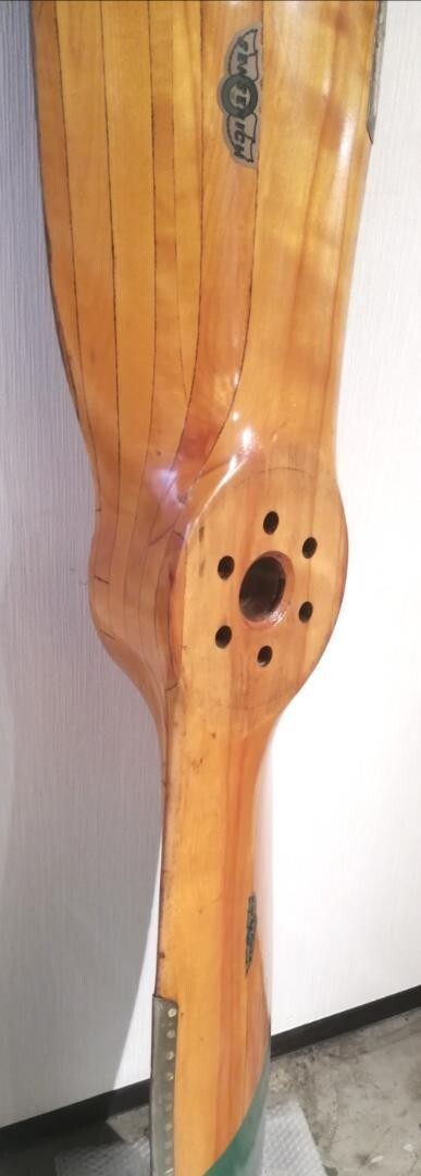 Vintage plane wooden propeller super big rare antique sensenich 78.7inch