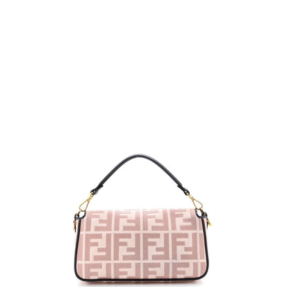 Fendi Baguette Nm Bag Zucca Embroidered Canvas Medium