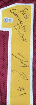 Jahan Dotson Autographed/Inscr Maroon Custom