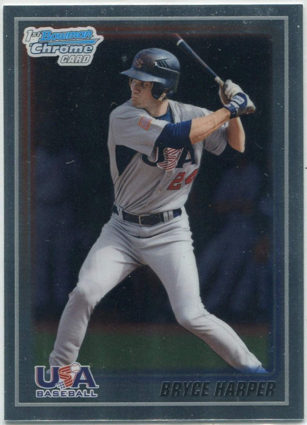#USA18-BC8 Bryce Harper 2010 Bowman Chrome RC