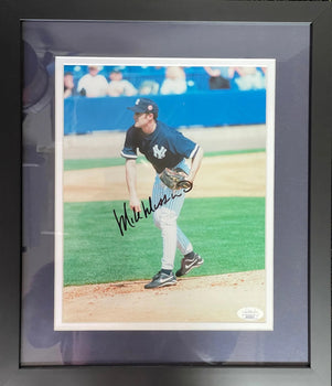 Mike Mussina Autographed 8X10 Framed Baseball