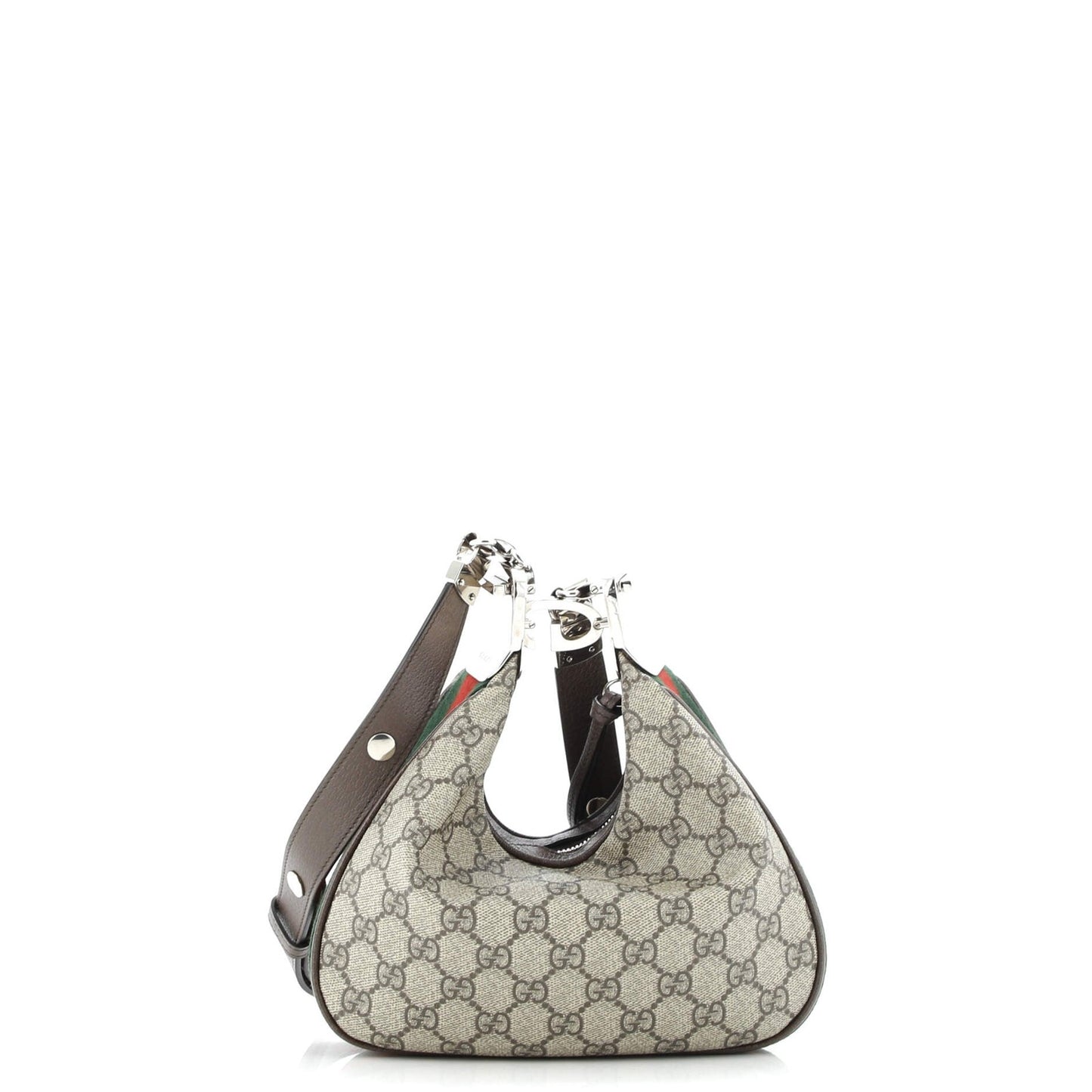 Gucci Attache Shoulder Bag Gg Coated Canvas Small
