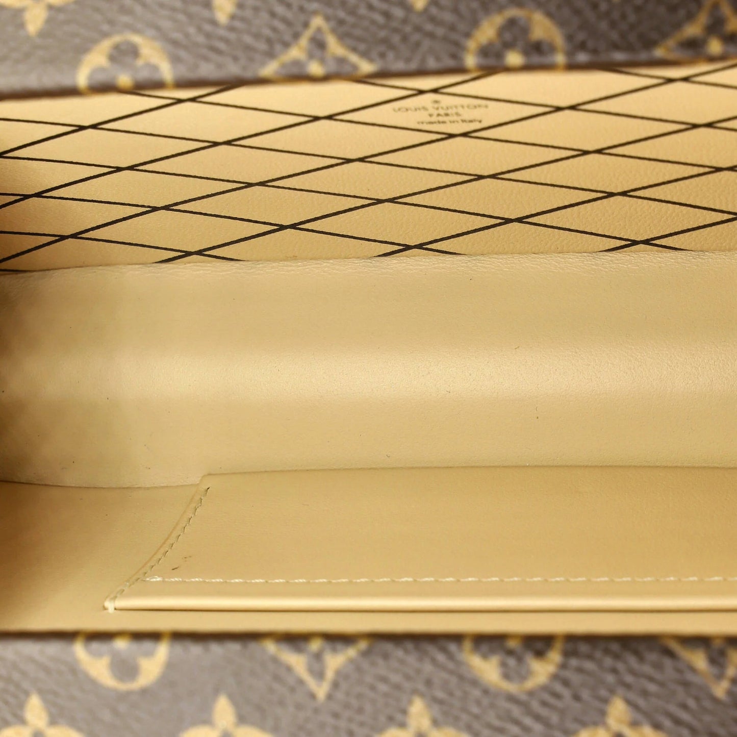 Louis Vuitton Petite Malle Handbag Monogram Canvas