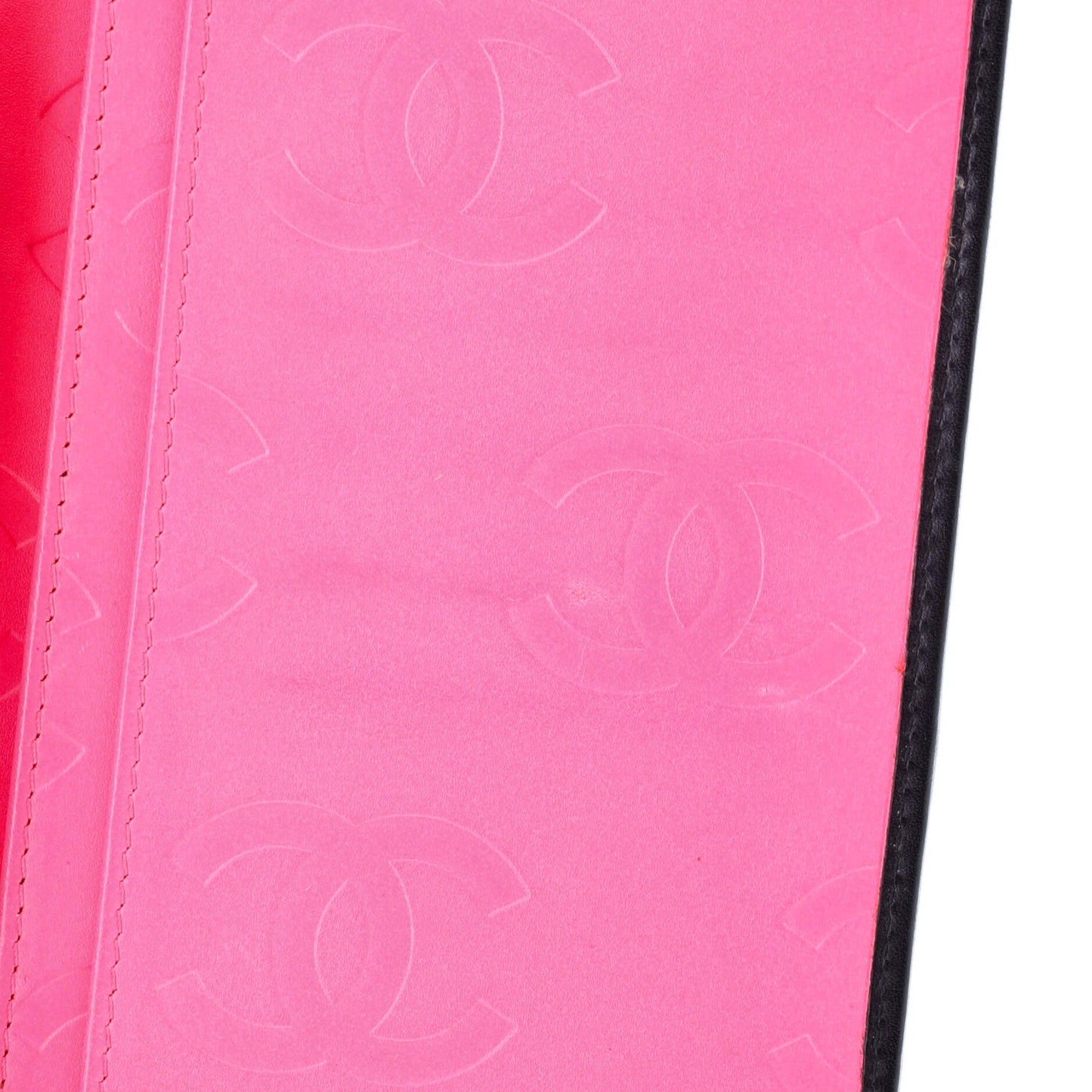 Chanel Cambon Bifold Wallet Quilted Lambskin Long