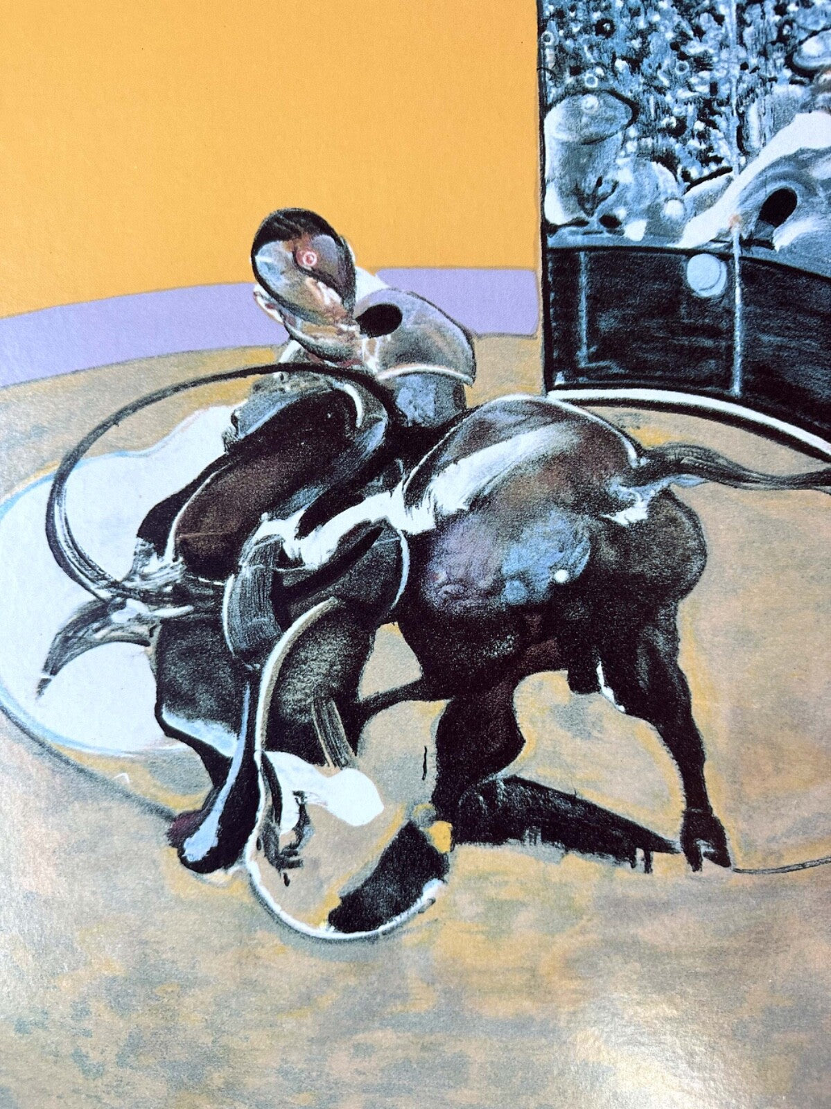 Version Francis Bacon Original Serigraph Print Feria Nimes 1992 Large