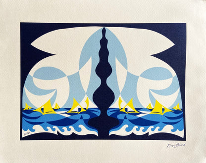 Giacomo Balla Lithograph 1968 Venice Biennale Coa