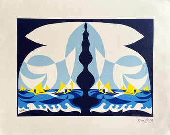 Giacomo Balla Lithograph 1968 Venice Biennale Coa