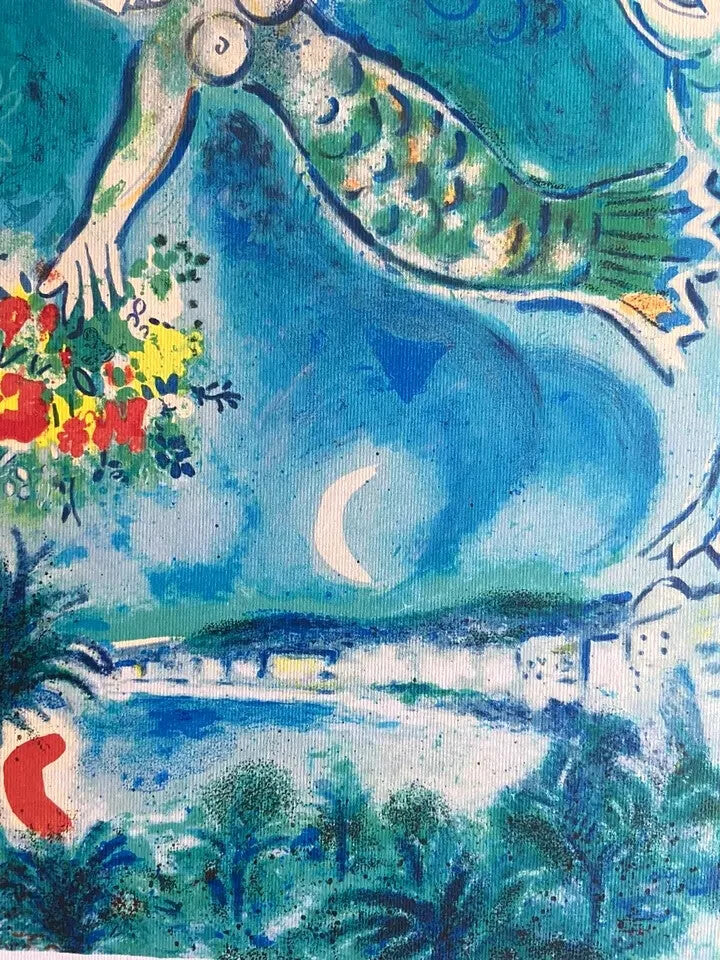 Marc Chagall Lithograph Coa Hand Numbered Signed Collectible