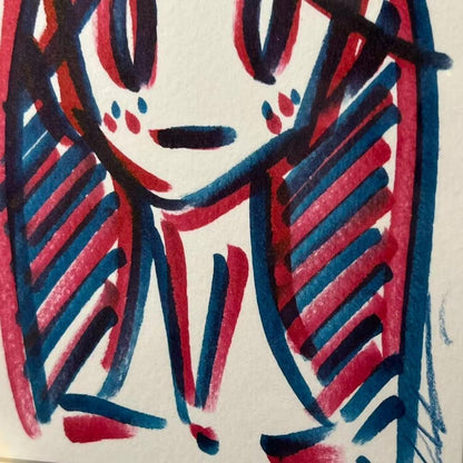Takeru Amano Venus Original Artwork Painting Signed