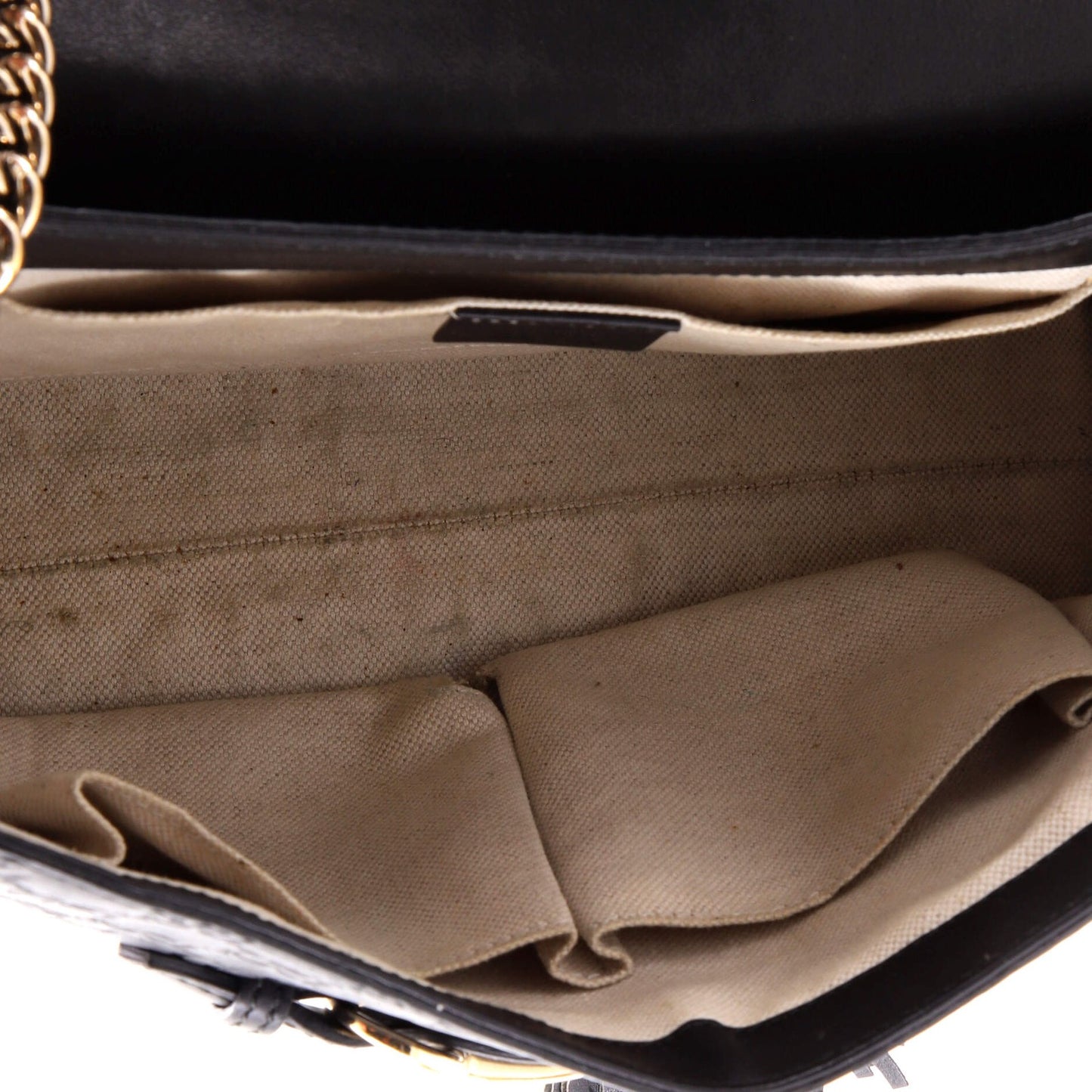 Gucci Emily Chain Flap Bag Guccissima Leather Medium