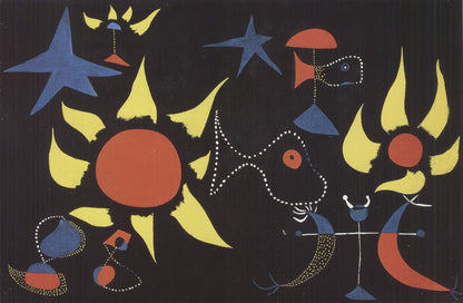 Surrealism JOAN MIRO Self-Portrait II 22.75" x 19" Offset Lithograph 2010