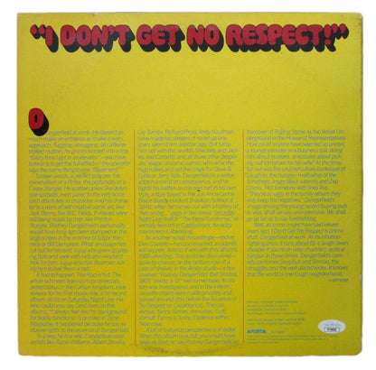 Rodney Dangerfield Signed/Auto I Don'T Get No Respect Album Lp Vinyl Jsa 201225