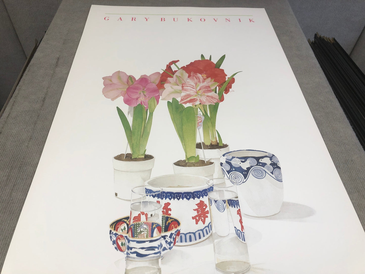 Gary Bukovnik California Still Life No. 14 " Offset Lithograph Cont